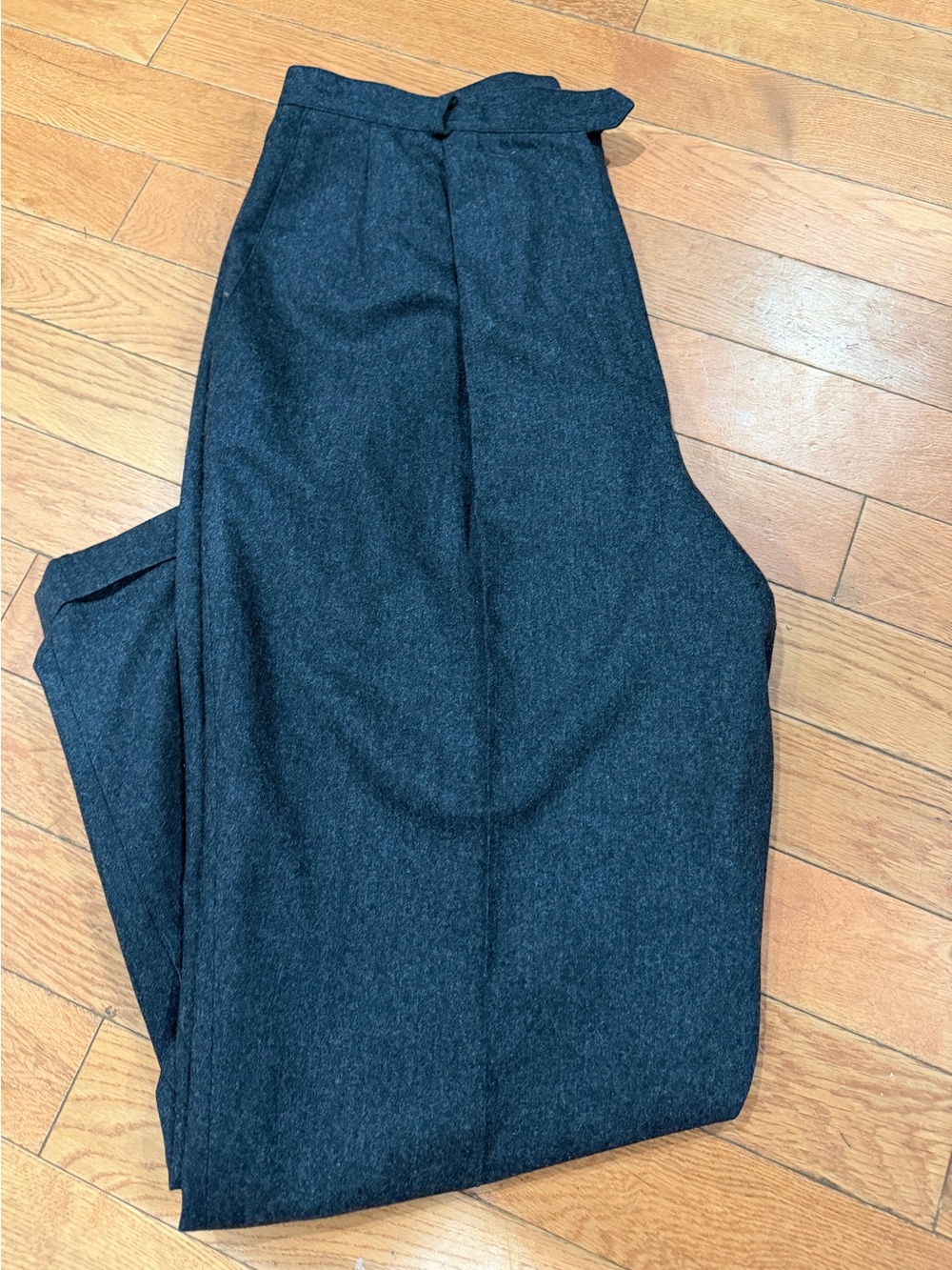 VTG Lauren Ralph Lauren 100% Wool Trousers Black 14W
